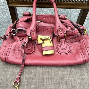 Chloe Pink Leather Paddington